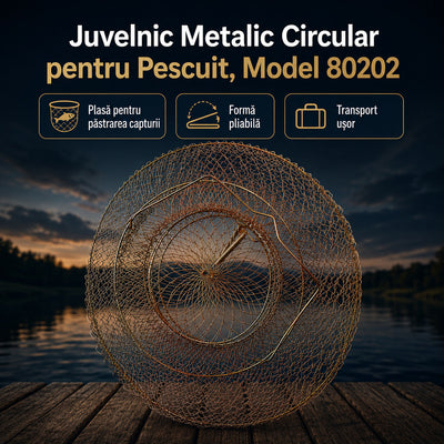 Juvelnic Metalic Circular pentru Pescuit, Model 80202 – imagine principală promoțională