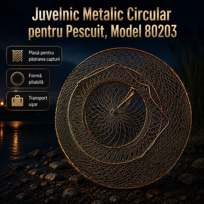 Juvelnic Metalic Circular pentru Pescuit, Model 80203 – imagine principală promoțională