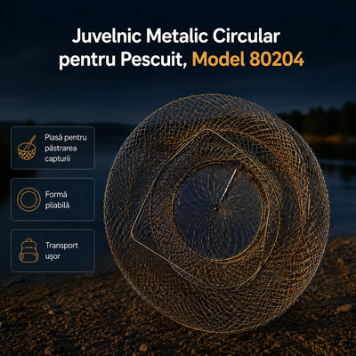 Juvelnic Metalic Circular pentru Pescuit, Model 80204 – imagine principală promoțională