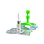 Kit auto reparatie parbriz pentru crapaturi FOXMAG24®, zgarieturi, ciobituri, verde/transparent