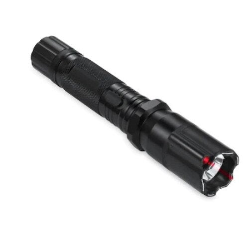 Kit AutoAparare FOXMAG24, Lanterna cu Electrosoc si Laser Pointer din Duraluminiu, Baston Telescopic din Otel si Spray Paralizant