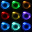 Kit led cu 5 lumini, FOXMAG24, cu alimentare USB, conectivitate wireless, compatibil cu android si IOS, 8m, multicolor