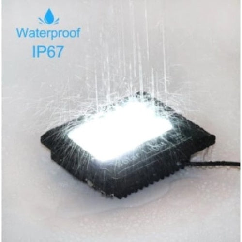 Kit proiector puternic FOXMAG24, LED, 200W rezistent la apa, panou solar mare, telecomanda