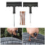 Kit unelte pentru reparartii pana roti auto, cu 6 piese, ergonomic, prindere sigura, universal, din otel si plastic, maro
