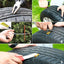 Kit unelte pentru reparartii pana roti auto, cu 6 piese, ergonomic, prindere sigura, universal, din otel si plastic, maro