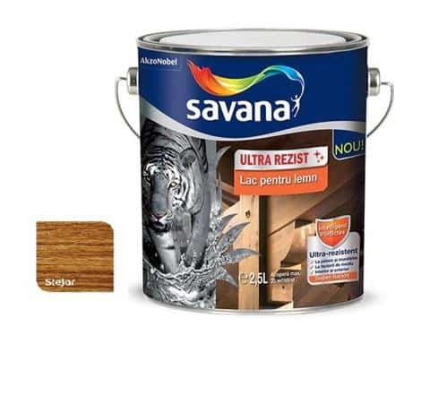Lac pentru lemn ultra-rezistent Savana stejar 2.5L, protectie si aspect natural