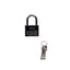 Lacat patrat cromat 50mm cu 3 chei, rezistent si sigur