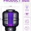 Lampa anti-tantari, unda UV pentru a atrage tantarii, soc electric puternic, 360 grade, 1200mAh, incarcare USB