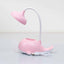 Lampa birou copii cu 3 tipuri de lumina, LED 3W, model delfin roz