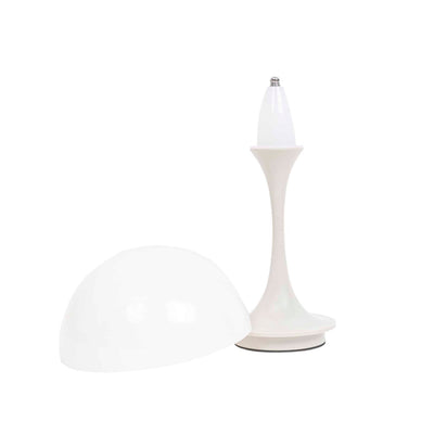 Lampa birou LED 3 temperaturi lumina, aprindere touch, USB, gri, baterie 1500mAh