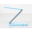 Lampa birou pliabila portabila, 3W, 3 tipuri lumina, touch, USB, bleu