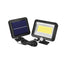 Lampa cu panou solar separat FOXMAG24, cu telecomanda, 100 LED-uri, senzor de miscare, negru