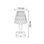 Lampa de birou cu aprindere touch, 1W, incarcare USB, 3 temperaturi de culoare