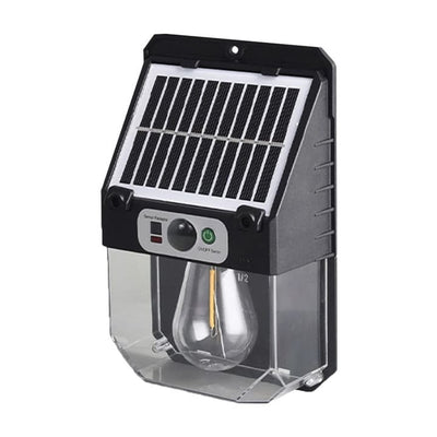 Lampa de perete LED solara cu senzor de miscare si telecomanda, pentru exterior