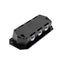 Lampa de perete solara cu 6 LED-uri si 2 culori de lumina, dimensiuni 21x10x4-6 cm