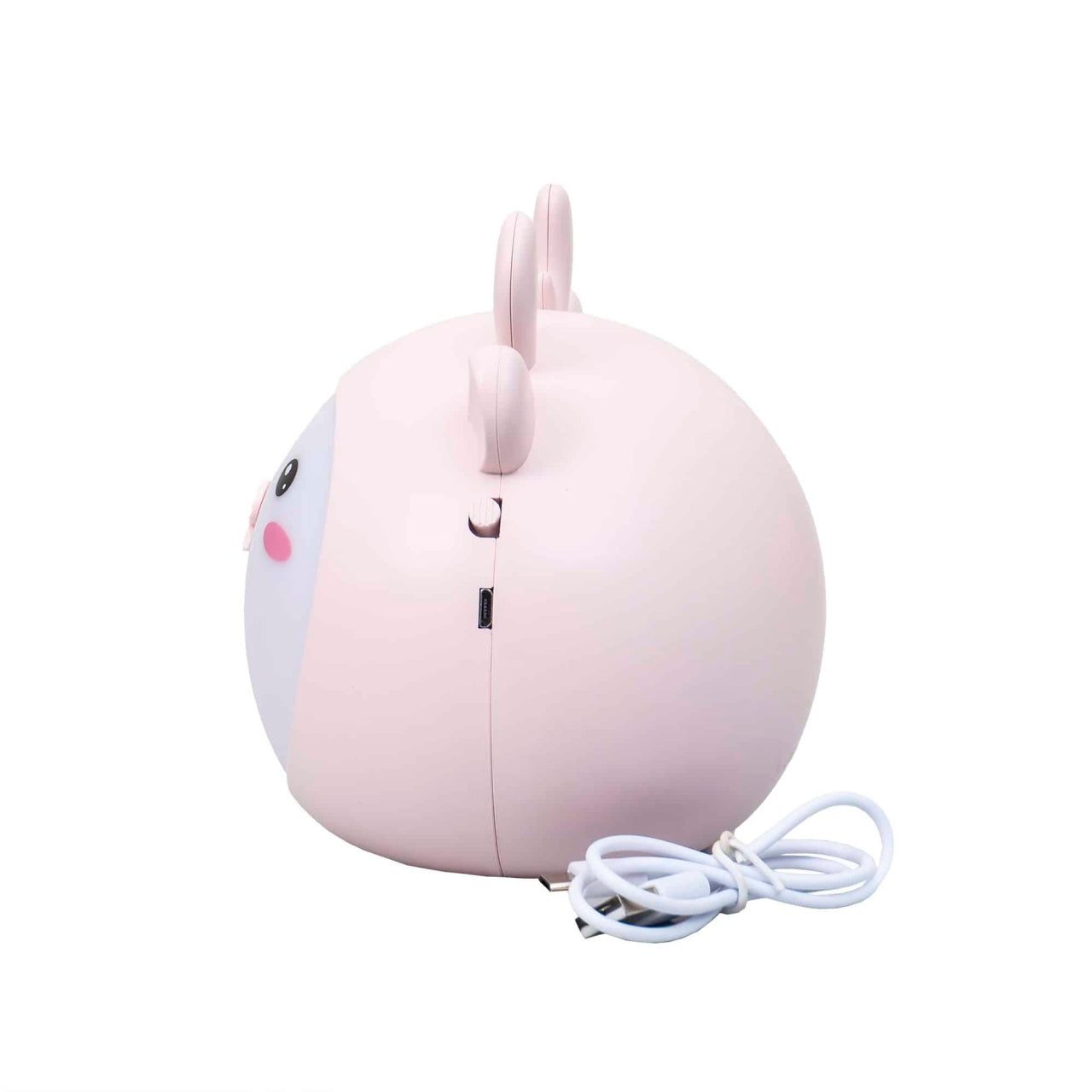 Lampa de veghe copii, 3 tipuri lumina, 4.2W, touch, USB, model ren roz