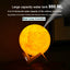 Lampa de veghe cu umidificator de aromaterapie, Luna iNOV Moon 3D, 880 ml, 13 cm, lumina 3 culori + stand lemn
