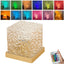 Lampa de veghe LED, LEAN, proiector cu 16 culori RGB, cu telecomanda, Luminozitate reglabila, Iluminat la 360 grade