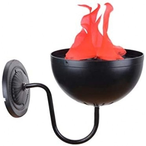 Lampa decorativa cu flacara FOXMAG24 cu proiectie halogen ce imita flacara, prindere pe perete