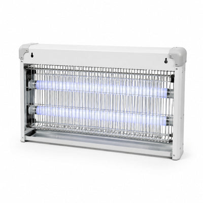 Lampă Electrică Anti-Insecte cu Grilă UV, Alb – imagine principală
