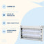 Lampă Electrică Anti-Insecte cu Grilă UV, Alb – imagine 3