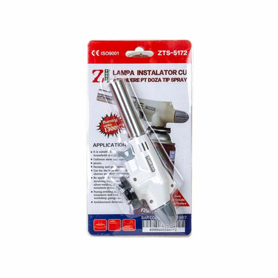 Lampa instalator albă pentru doze tip spray, fixare sigură și rapidă