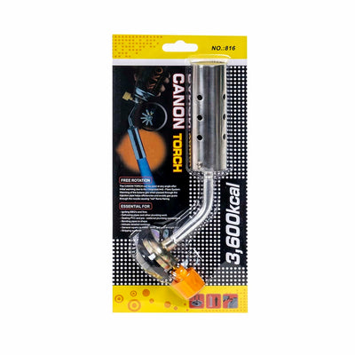 Lampa instalator pentru doza tip spray cu arzator inox, fixare sigura