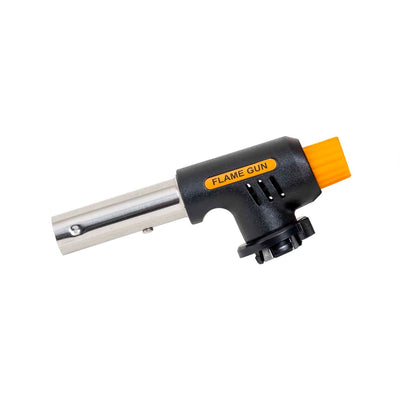 Lampa instalator tip spray cu flama si aprindere piezo pentru doze