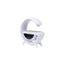Lampa LED 4 in 1 cu boxa, ceas si incarcator wireless 15W, dimensiuni 22x8x24 cm