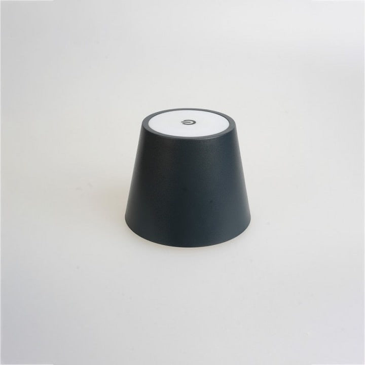 Lampa LED de masa, tocuh control, diametru 11cm, inaltime 36 cm, cu 3 intensitati de lumina, cap detasabil, negru