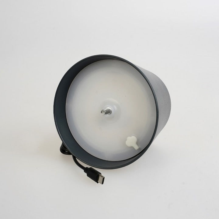 Lampa LED de masa, tocuh control, diametru 11cm, inaltime 36 cm, cu 3 intensitati de lumina, cap detasabil, negru