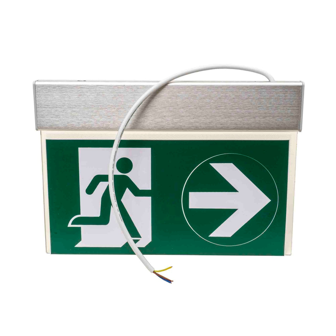 Lampa LED EXIT 3W cu conectori inclusi, dimensiuni 32.5x22 cm