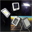 Lampa LED patrata, FOXMAG24, incarcare solara, USB si functie powerbank, lumina alb rece cu acumulator