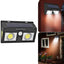 Lampa LED solara cu senzor de miscare , 61 Led-uri, FOXMAG24®