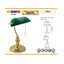 Lampa pentru birou cu dulie E27, max 60W, culoare verde-auriu