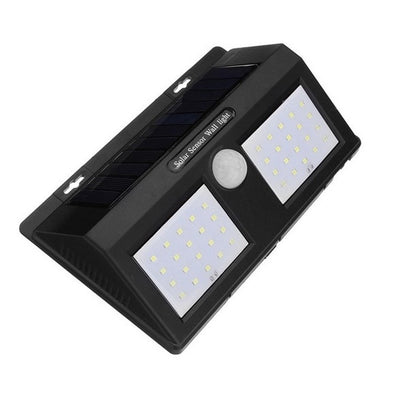 Lampa solara 48 LED de perete cu senzor de amurg, 600 lumeni