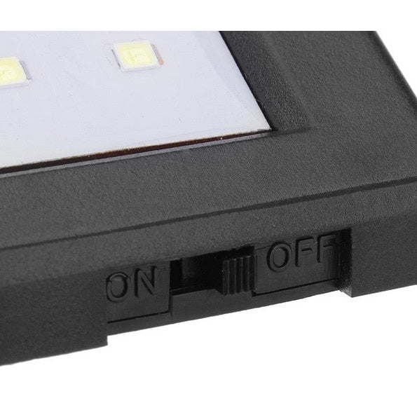 Lampa solara 48 LED de perete cu senzor de amurg, 600 lumeni