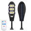 Lampa solara cu senzor de miscare, panou solar incorporat, 3 moduri de iluminare, unghiul de miscare de 180°, din ABS de inalta calitate, IP65 Waterproof, negru/argintiu