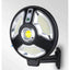 Lampa solara cu telecomanda FOXMAG24, 120 x LED, Senzor de miscare, Negru