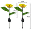 Lampa solara de gradina, floarea soarelui, 70cm, lumina calda