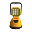 Lampa solara de lucru, cu maner, tip lanterna, panou solar, robusta si versatila, putere 20W, rezistenta la socuri, negru/galben