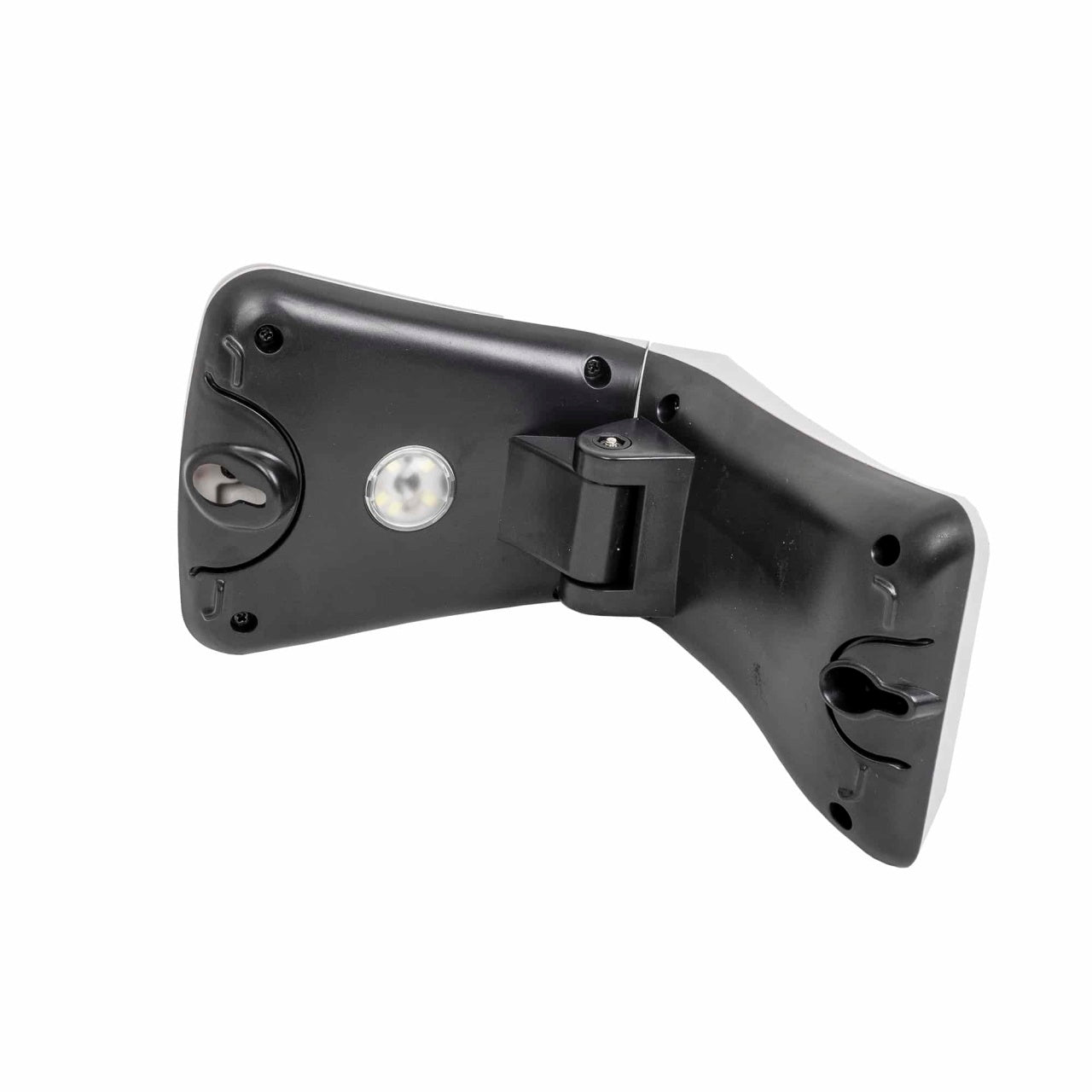 Lampa solara de perete 20W cu senzor de miscare, design conic alb