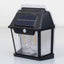 Lampa solara de perete cu 2 becuri LED, 28W, senzor miscare, 3 moduri lumina