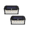 Lampa solara de perete cu 5 becuri LED, montaj pe perete, putere 65W, 3 intensitati de lumina, din ABS, negru