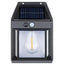 Lampa solara de perete, cu senzor de miscare, puterea becului 3W, iluminare LED, autonomie 6-12 ore, negru