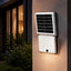 Lampă Solară de Perete pentru Exterior, cu Panou Integrat, Alb-Negru – imagine 2