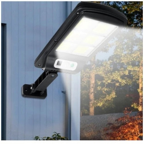 Lampa solara FOXMAG24 cu inductie, LED COB, 1.5W, telecomanda, negru