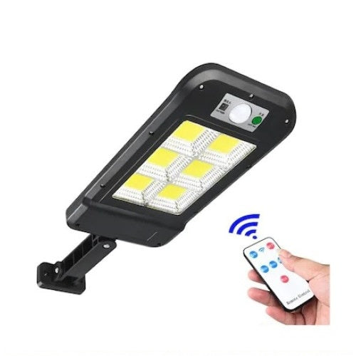 Lampa solara FOXMAG24 cu inductie, LED COB, 1.5W, telecomanda, negru