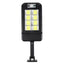 Lampa solara FOXMAG24, cu telecomanda, 160 LED-uri, corp de iluminat exterior, cu incarcare solara, senzor de miscare/lumina