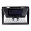Lampa Solara FOXMAG24, Senzor de miscare, Waterproof, Acumulator 1200 mAh, Temperatura culoare 5500 k, Unghi iluminare 120°, Panou solar 0,55 W/5,5 V, Design Ergonomic, Negru